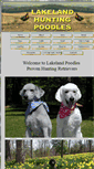 Mobile Screenshot of lakelandhuntingpoodles.com